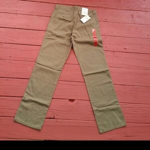 Denim Co - Men's (OLIVE PANTS) Stretch Classic Fit